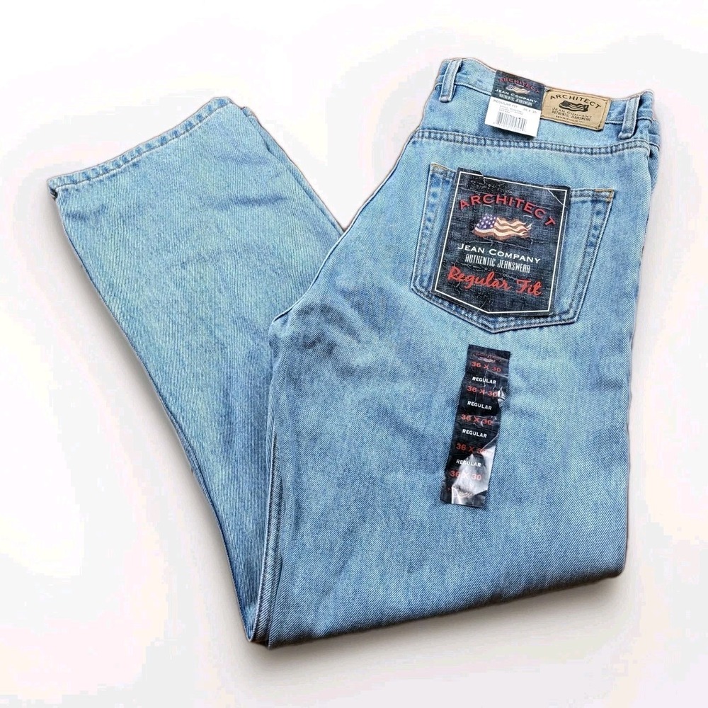 Men's Architect Jean Company Light Stone Regular Fit 36x30